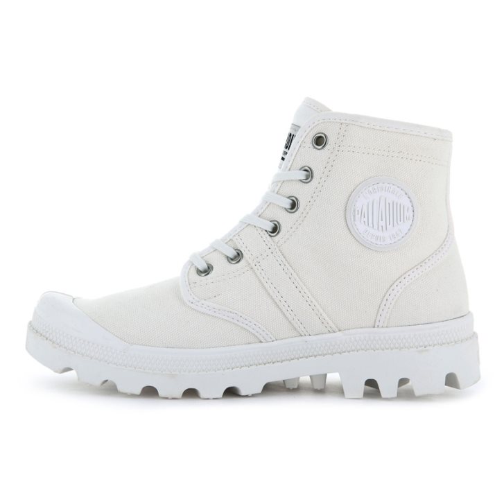 Palladium Pallabrousse Men's Boots White | UK U675-PMH